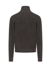 RRD - Knitted cardigan featuring a straight silhouette, ribbed high neck and full length two way zip fastening. Designed with long sleeves, fitted cuffs and ribbed hem. - Green - LIDIASHOPPING® - Official Website