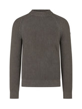RRD - Pullover Girocollo con Motivo a Spina di Pesce - Verde - LIDIASHOPPING® - Official Website