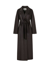 IVY OAK - Cappotto Celia Sue Lungo con Cintura - Nero - LIDIASHOPPING® - Official Website