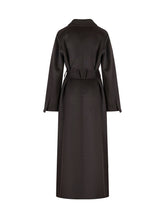 IVY OAK - Cappotto Celia Sue Lungo con Cintura - Nero - LIDIASHOPPING® - Official Website