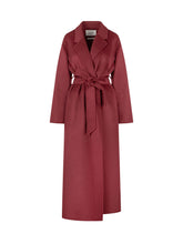 IVY OAK - Cappotto Celia Sue Lungo con Cintura - Rosso - LIDIASHOPPING® - Official Website