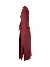 IVY OAK - Cappotto Celia Sue Lungo con Cintura - Rosso - LIDIASHOPPING® - Official Website