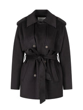 IVY OAK - Trench Corto June Marie con Cintura - Blu - LIDIASHOPPING® - Official Website