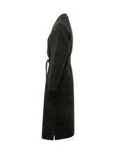 IVY OAK - Cappotto Lungo Celia con Cintura - Nero - LIDIASHOPPING® - Official Website