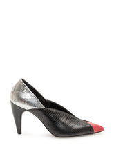 ISABEL MARANT - Luza Pumps with Heel and Reptile Pattern - Black - LIDIASHOPPING® - Official Website