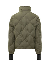 MONCLER GRENOBLE - Bomber Bramans con Trapuntatura Geometrica - Verde - LIDIASHOPPING® - Official Website
