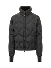 MONCLER GRENOBLE - Bomber Bramans Trapuntato a Rombi - Nero - LIDIASHOPPING® - Official Website