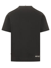 MONCLER GRENOBLE - T-shirt con Maxi Stampa Grafica - Nero - LIDIASHOPPING® - Official Website