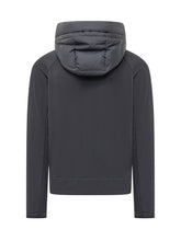 MONCLER GRENOBLE - Cardigan con Cappuccio e Zip - Nero - LIDIASHOPPING® - Official Website