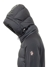MONCLER GRENOBLE - Cardigan con Cappuccio e Zip - Nero - LIDIASHOPPING® - Official Website