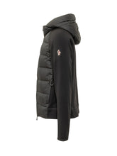 MONCLER GRENOBLE - Cardigan con Cappuccio e Zip - Nero - LIDIASHOPPING® - Official Website