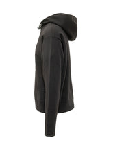 MONCLER GRENOBLE - Felpa con Cappuccio e Stampa Grafica - Nero - LIDIASHOPPING® - Official Website