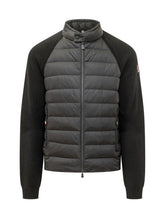 MONCLER GRENOBLE - Cardigan con Pannello Trapuntato - Nero - LIDIASHOPPING® - Official Website