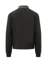 MONCLER GRENOBLE - Cardigan con Pannello Trapuntato - Nero - LIDIASHOPPING® - Official Website