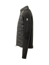 MONCLER GRENOBLE - Cardigan con Pannello Trapuntato - Nero - LIDIASHOPPING® - Official Website