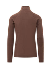 MONCLER GRENOBLE - Dolcevita a Coste - Marrone - LIDIASHOPPING® - Official Website