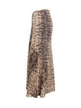 ISABEL MARANT - Gonna Lunga Laren Drappeggiata - Beige - LIDIASHOPPING® - Official Website
