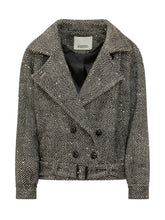 ISABEL MARANT - Elvane Double Breasted Belted Jacket - Black - LIDIASHOPPING® - Official Website