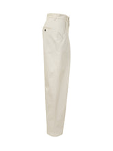 ISABEL MARANT - Lenadia Wide Leg Trousers - White - LIDIASHOPPING® - Official Website