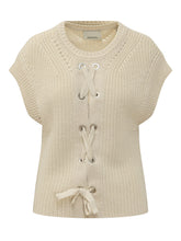 ISABEL MARANT - T-shirt Yonnia con Allacciature Frontali - Bianco - LIDIASHOPPING® - Official Website