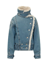 ISABEL MARANT - Giacca Valineo con Collo Alto - Blu - LIDIASHOPPING® - Official Website