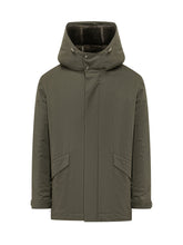 YVES SALOMON - Parka con Cappuccio e Tasche a Patta - Verde - LIDIASHOPPING® - Official Website
