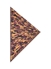 PUCCI - Foulard Triangolare con Motivo Radiale - Rosso - LIDIASHOPPING® - Official Website