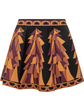 PUCCI - Minigonna Jacquard con Motivo Geometrico - Multicolore - LIDIASHOPPING® - Official Website