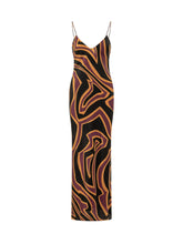 PUCCI - Abito Lungo con Stampa Grafica - Multicolore - LIDIASHOPPING® - Official Website