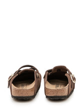 BIRKENSTOCK - Sabot con Ricamo e Fibbia - Marrone - LIDIASHOPPING® - Official Website