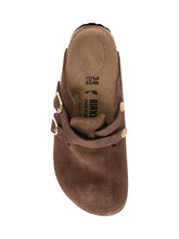 BIRKENSTOCK - Embroidered Clogs with Buckle - Brown - LIDIASHOPPING® - Official Website