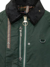 BARBOUR X PAUL SMITH - Giacca Spey con Colletto a Contrasto - Verde - LIDIASHOPPING® - Official Website