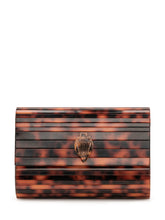 KURT GEIGER - Party Eagle Structured Clutch - Black - LIDIASHOPPING® - Official Website
