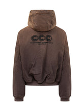 WILLY CHAVARRIA - Giacca con Cappuccio e Zip - Marrone - LIDIASHOPPING® - Official Website