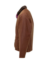 BARBOUR X PAUL SMITH - Giacca con Colletto a Contrasto - Marrone - LIDIASHOPPING® - Official Website