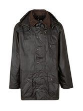 BARBOUR X APC - Giacca Beaufort con Cappuccio e Tasche - Nero - LIDIASHOPPING® - Official Website