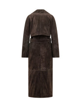 SWORD - Trench Lungo con Cintura - Marrone - LIDIASHOPPING® - Official Website