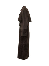 SWORD - Trench Lungo con Cintura - Marrone - LIDIASHOPPING® - Official Website
