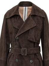 SWORD - Trench Lungo con Cintura - Marrone - LIDIASHOPPING® - Official Website