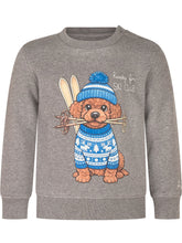 MC2 SAINT BARTH - Hutton Ski Dog Print Sweatshirt - Grey - LIDIASHOPPING® - Official Website