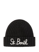 MC2 SAINT BARTH - Wengen Ribbed Beanie - Black - LIDIASHOPPING® - Official Website
