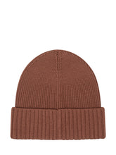 BOSS - Fati Ribbed Beanie - Brown - LIDIASHOPPING® - Official Website