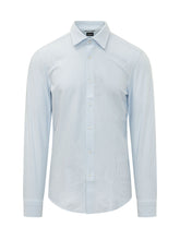 BOSS - Camicia a Righe Sottili - Blu - LIDIASHOPPING® - Official Website