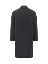 BOSS - Cappotto Lungo con Revers - Blu - LIDIASHOPPING® - Official Website