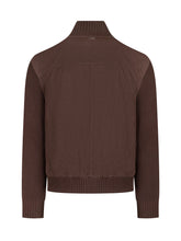 BOSS - Giacca Zip con Collo Alto - Marrone - LIDIASHOPPING® - Official Website