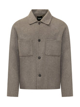 BOSS - Giacca con Tasche Applicate sul Petto - Grigio - LIDIASHOPPING® - Official Website