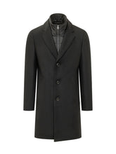 BOSS - Cappotto con Inserto Frontale - Nero - LIDIASHOPPING® - Official Website