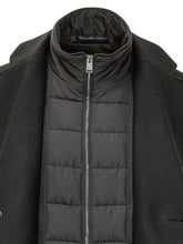 BOSS - Cappotto con Inserto Frontale - Nero - LIDIASHOPPING® - Official Website