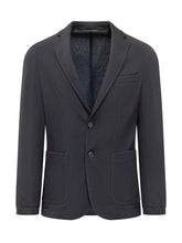 BOSS - Blazer con Tasche Applicate - Blu - LIDIASHOPPING® - Official Website