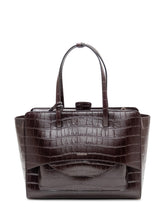 HIDESINS - Borsa a Spalla Flap L con Motivo Cocco - Marrone - LIDIASHOPPING® - Official Website